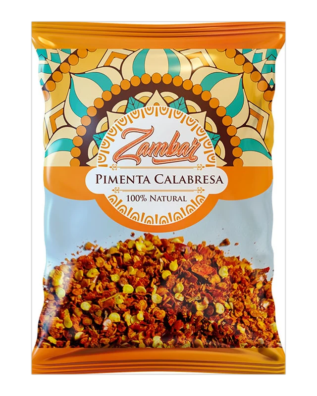 Embalagem de Pimenta Calabresa — Zambar